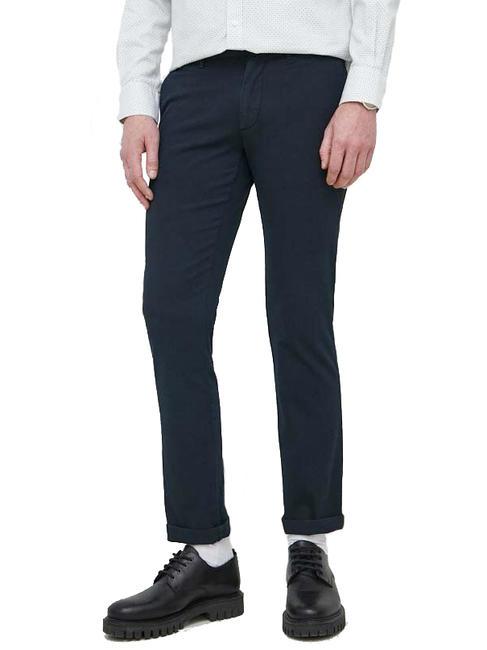 TOMMY HILFIGER DENTON STRAIGHT FIT Pantaloni din bumbac cerul deșertului - Pantaloni