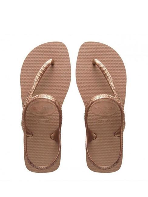 HAVAIANAS FLASH URBAN  Sandale flip flop rose / aur - Pantofi femei