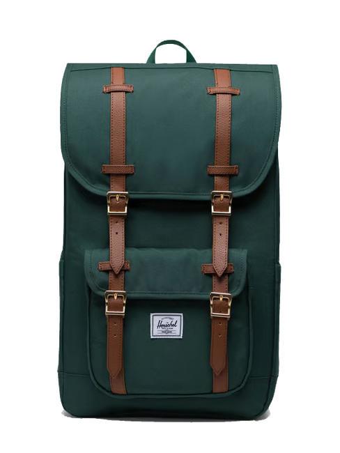 HERSCHEL LITTLE AMERICA  Rucsac de dimensiune standard trekking verde - Rucsacuri pentru școală și timp liber