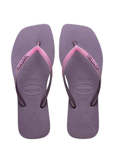 HAVAIANAS SQUARE GLITTER Papuci flip-flop nalbe - Pantofi femei