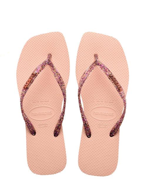 HAVAIANAS SQUARE LOGO Papuci flip-flop ballet a crescut - Pantofi femei