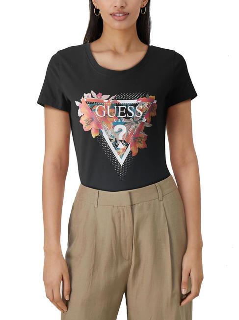 GUESS TROPICAL tricouri jetbla - tricou