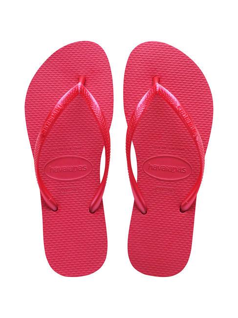 HAVAIANAS flip flops SLIM febră roz - Pantofi femei