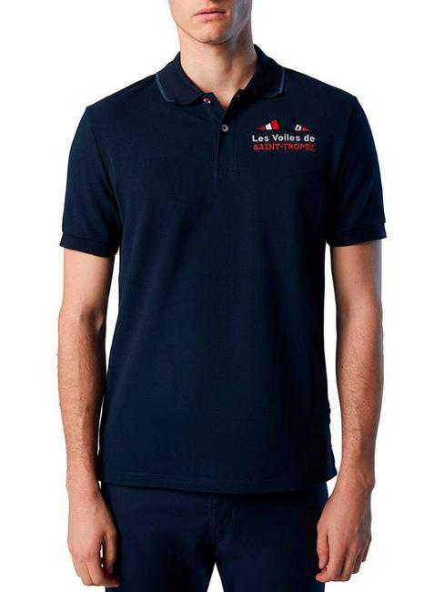 NORTH SAILS SAINT-TROPEZ Tricou polo cu maneca scurta din bumbac albastru marin - maiou Polo