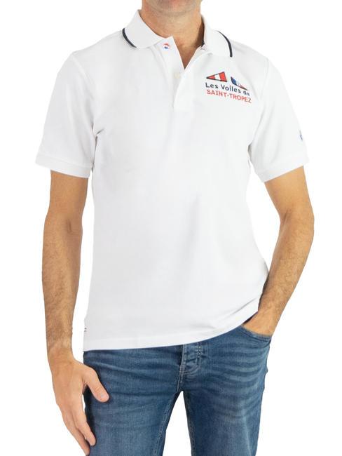 NORTH SAILS SAINT-TROPEZ Tricou polo cu maneca scurta din bumbac alb - maiou Polo