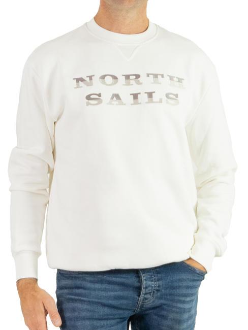 NORTH SAILS LETTERING LOGO Hanorac din bumbac cu gât Bezea - hanorace