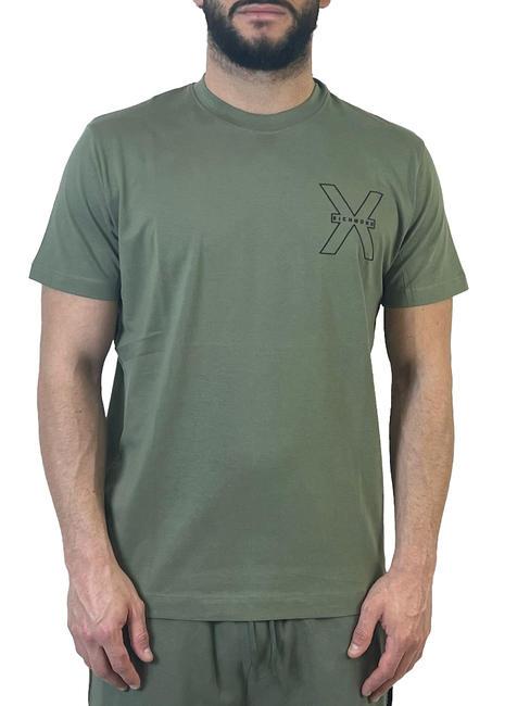 RICHMOND X RACHED Tricou din bumbac lichen verde - tricou