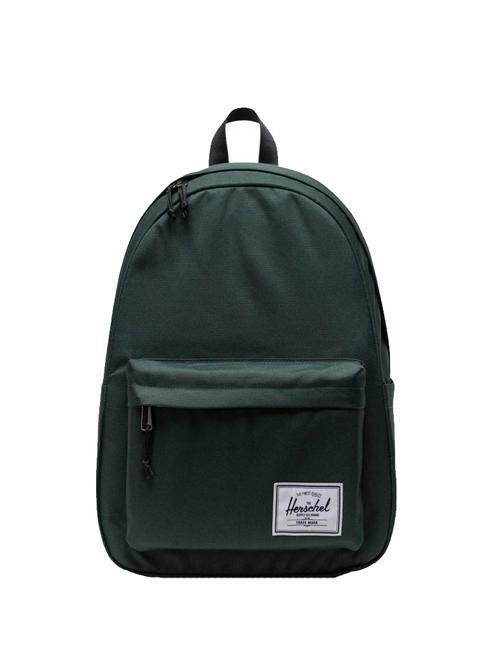 HERSCHEL CLASSIC XL  Rucsac pentru laptop de 15,6". cel mai întunecat molid - Rucsacuri pentru școală și timp liber