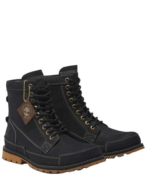 TIMBERLAND ORIGINALS Botine din piele BLACK - Pantofi bărbați