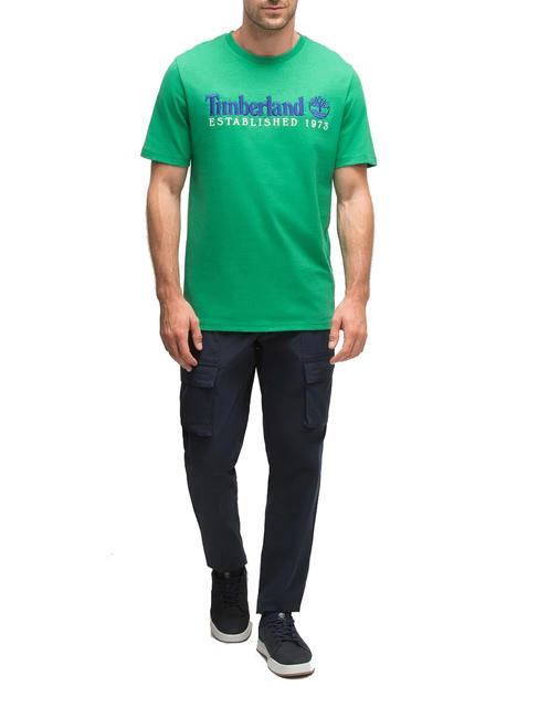 TIMBERLAND ESTABILISHED 1973 Tricou din bumbac verde celtic wb - tricou