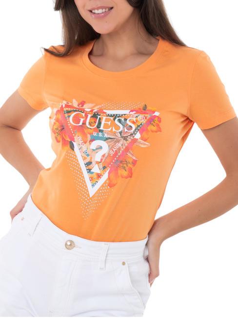 GUESS TROPICAL tricouri piatra soarelui - tricou