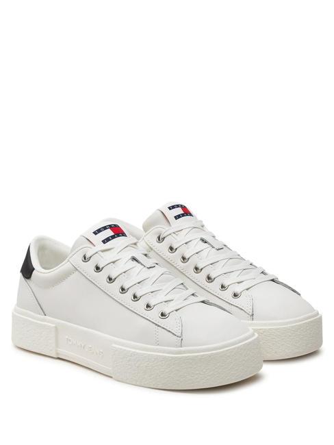 TOMMY HILFIGER TOMMY JEANS Foxing Flatform Adidași ecru - Pantofi femei