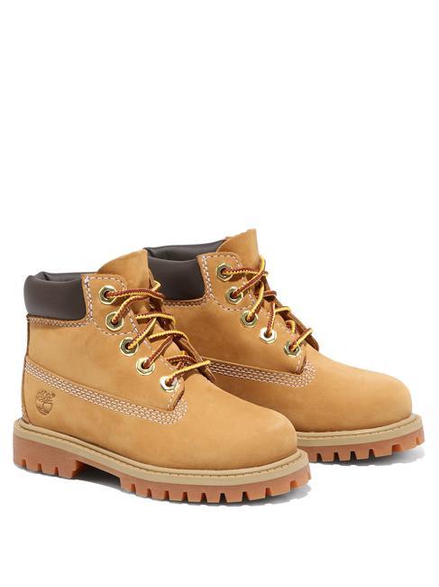 TIMBERLAND 6 INCH PREMIUM KIDS Botine din piele impermeabila galben - Pantofi pentru bebeluși