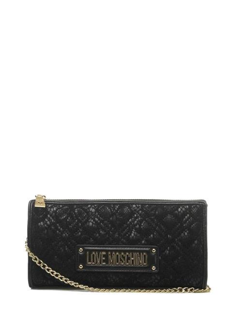 LOVE MOSCHINO QUILTED LACE Geanta de umar negru - Genți femei