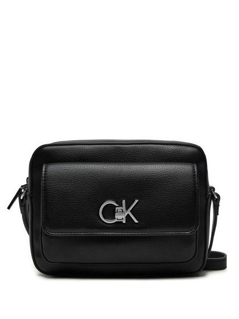 CALVIN KLEIN RE-LOCK Mini geanta de umar ck negru - Genți femei