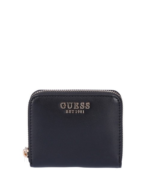 GUESS LAUREL  Mini fermoar în jurul portofelului BLACK - Portofele femei