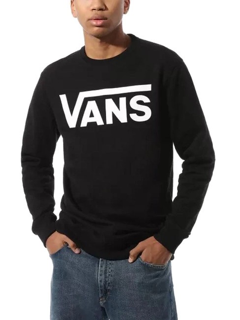 VANS VANS CLASSIC Hanorac din bumbac cu gât alb negru - hanorace