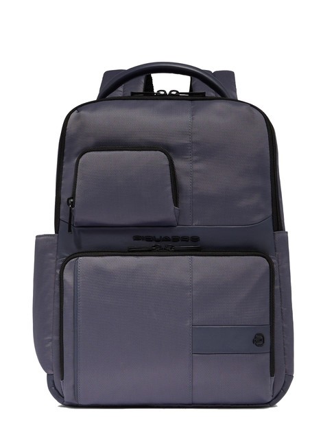 PIQUADRO WOLLEM Rucsac din piele și material textil, suport pentru laptop de 14". aviație - Rucsacuri pentru laptop