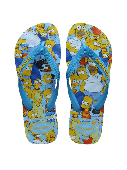 HAVAIANAS SIMPSONS Papuci flip-flop turcoaz - Pantofi unisex