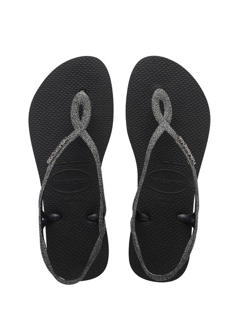 HAVAIANAS LUNA PREMIUM II Sandale flip-flop negru/gri închis - Pantofi femei