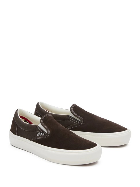 VANS SKATE SLIP-ON Adidași de skate maro ciocolata - Pantofi bărbați