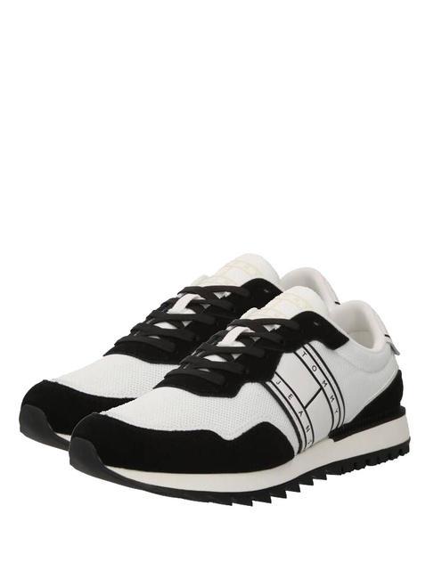 TOMMY HILFIGER TOMMY JEANS Runner Mix Adidași BLACK - Pantofi bărbați