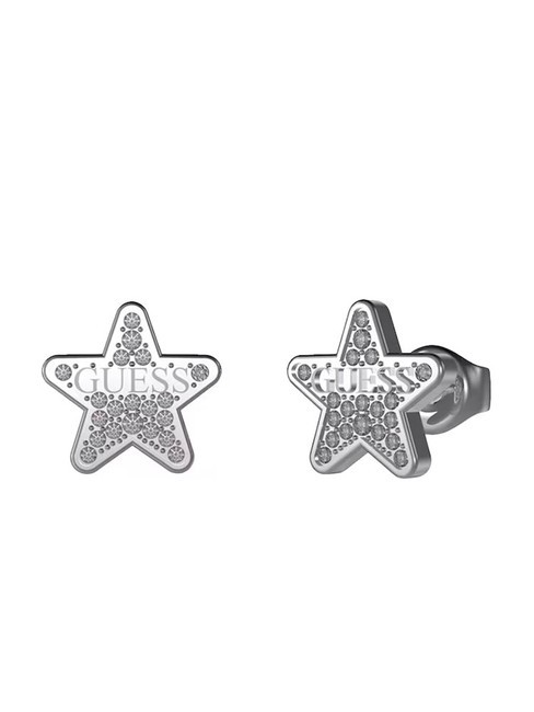 GUESS STUDS PARTY Cercei stea cu cristale SILVER - Cercei