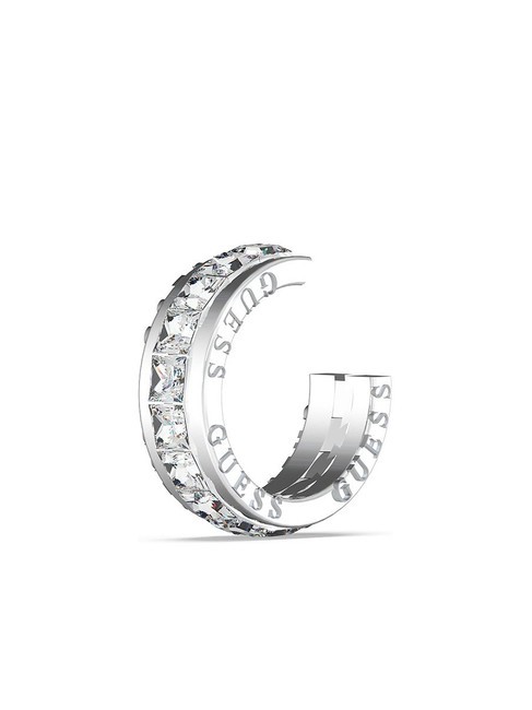 GUESS CRAZY EARRINGS Cercel cu un singur earcuff SILVER - Cercei