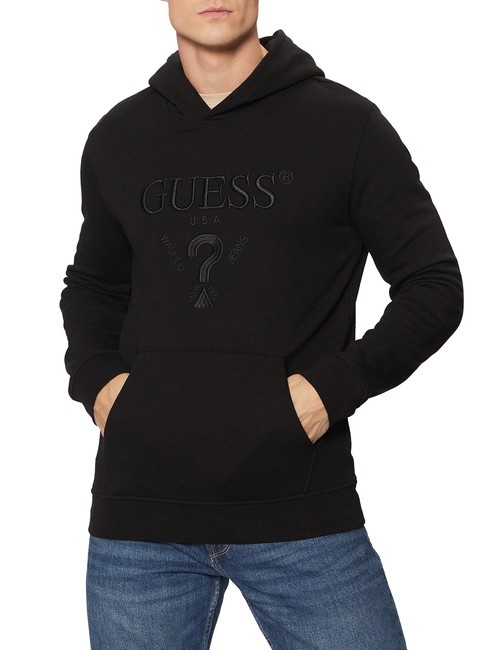 GUESS BEAU  Hanorac cu gluga jetbla - hanorace