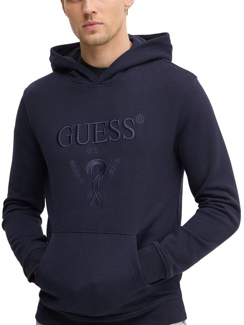 GUESS BEAU  Hanorac cu gluga smartblue - hanorace