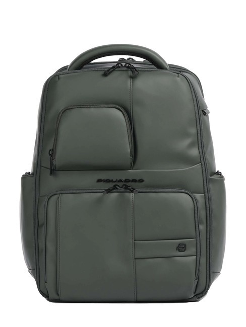 PIQUADRO WOLLEM Rucsac pentru PC 14"/iPad 12,9". VERDE - Rucsacuri pentru laptop