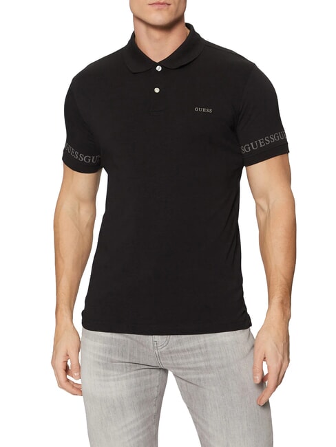 GUESS NOLAN  Tricou polo cu maneca scurta jetbla - maiou Polo