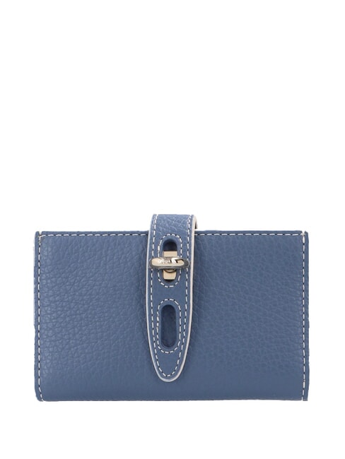 FURLA NET  Portofel din piele albastru denim+pergament c/c - Portofele femei