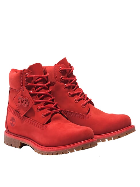 TIMBERLAND 6 INCH LACE UP  Botine captusite aura portocalie - Pantofi femei