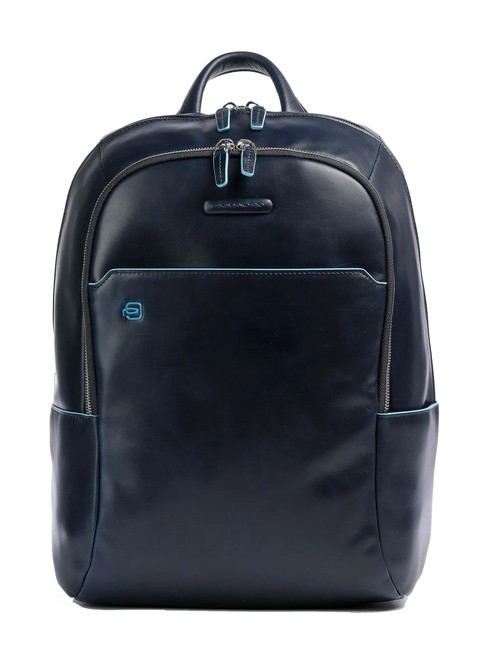 PIQUADRO Rucsac Linia BLUE SQUARE, din piele albastru - Rucsacuri pentru laptop